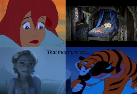  Have any (and if so, what) disney Princess film have made anda cry, atau get emotional/sad in?
