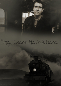  What do toi think happened after Neville told Death Eaters on Hogwarts Express : "Hey, losers! He isn't here" ? (DH 1)