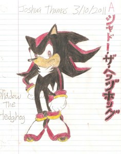  This is my drawing of Shadow the AWESOME Hedgehog.
