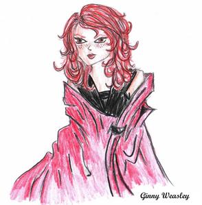 i made this fan art of Ginny! :) what do guys think?