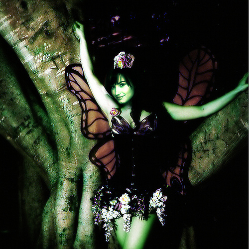 post of demi as fairy or angel.