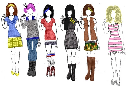  Just curious. Out of these outfit designs I made, which do u like best?