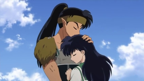  post me with cute o hot koga and kagome pics. i need some for my collection. thank you:)!!