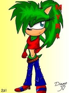  Anyone draw my character Myra the Hedgehog please?
