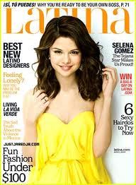 Post a picture of selena gomez on a magazine cover