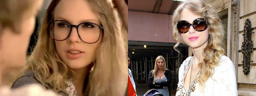 Post a pic of taylor wearing glasses 