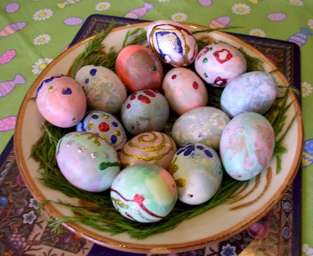 Love & easter eggs - does anyone have a cherished memory involving an easter egg, perhaps a special 'real' egg given to you by a friend as a gesture of love, or perhaps a time you shared a chocolate one with a special person?