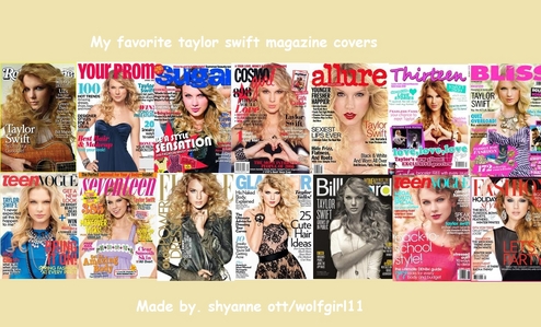  post a pic of taylor 迅速, スウィフト on a magazine cover