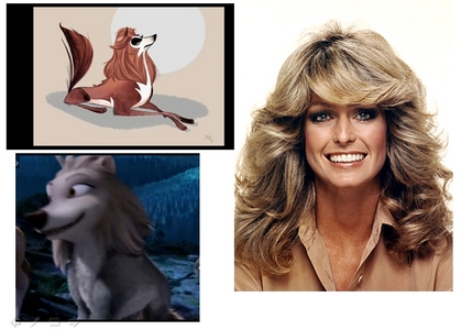 Do Sweets and one of Kate's models look completely like Farrah Fawcett's hair style? Here is a picture collage as observation.