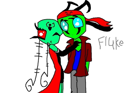  can wewe draw fluke and ida kissing X3