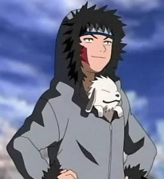  My 最喜爱的 would have to be kiba inuzuka for his dog like personality.