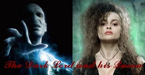  Bellatrix and Lord Voldy. Sorry I cant help it. I just think they would make a wonderful husband and wife pair. I can just see them being evil together. Sharing evil plans. Making little death eaters! LOL all before their ending fates of course