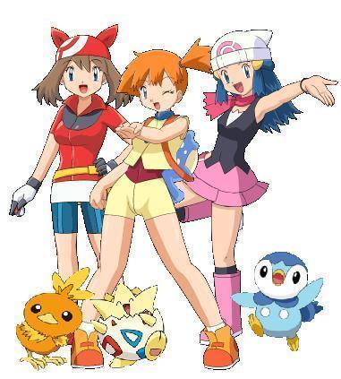 i like all three but may most then misty then dawn!!!=D(but dawns outfit is cutest =P)