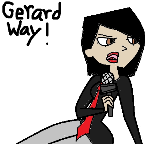  Here's Gerard Way!, in this pic, he's a she!
