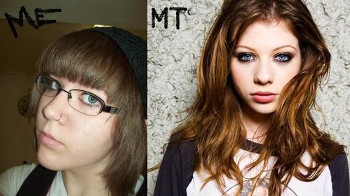  Some people have told me I look like Michelle Trachtenberg from Ice Princess...? (Me = Left. Michelle = Right.) Do ya'll see the resemblence cause I sure don't! LOL.