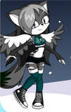 Mine Is Amethyst The Lynx And She's In Love With Shadow The Hedgehog.

               ~My Character Info~
                 CHECK IT OUT! X3
      http://www.fanpop.com/spots/sonic-fan-characters/articles/72764