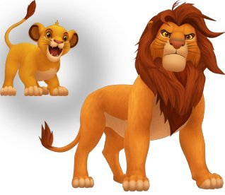 Simba VS Scar

and Mowgli & Baloo VS Shere Khan