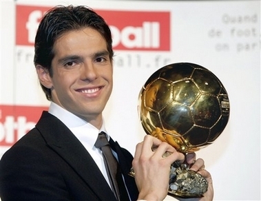 Of course Kaka,His the bestest player in Earth

Kaka is one in billions.