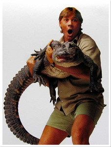  Steve Irwin The クロコダイル, ワニ hunter 1962-2006 he was my hero I WILL MISS U! =,<