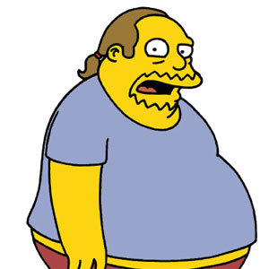  The comic book guy from The Simpson.