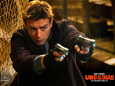  Mine is this picture of Simon Baker <3 from the movie Land of the Dead!