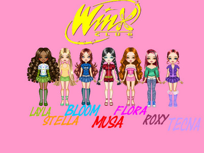 Winx club as dollies. Not mine...but I like it. Hope, you too!