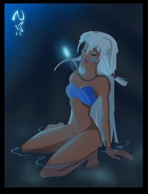  definately kida from atlantis . shes independent and she can kick some serious bunda ! plus shes a proper herioine shes saved all of atlantis por herself..all the other disney princesses had a prince do everything for them. and not to mention shes got the best hair of all the disney princesses ..!