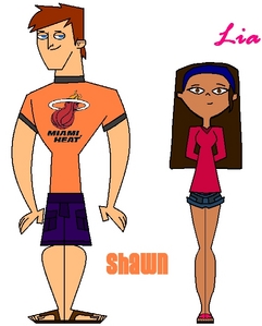  Name(s): [url=http://www.fanpop.com/spots/total-drama-island-fancharacters/links/14160369]Lia[/url] and [url=]Shawn[/url] (you can find their info in the links) Why they want to enter: (see their audition tapes) Teams: Lia- Fierce Lions, Shawn- Deadly Sharks Pic: