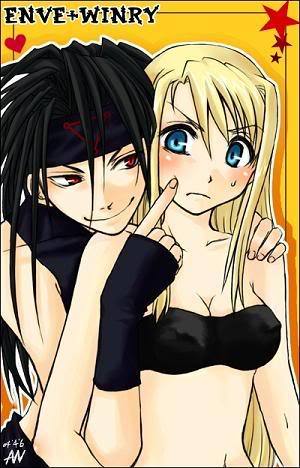  envy and winry from fullmetal alchemist