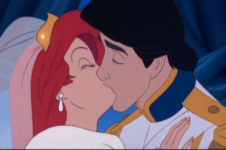 Is it this screencap you are talking about?. If yes then same here I loved the ending of The Little Mermaid its so sweet and so romantic I wish real life was like the movies where you have perfect men and live in a perfect little world where no one can bother you. Oh and you are not crazy because I feel the same way. My all time fav is Enchanted and every time I see the guy smiling at Giselle I swear to god I would kiss my TV set (well not really but part of me would do it LOL).


Oh I found it here is the 
link?:

http://mylittlemermaid.com/moviepics/tlmpepics/page6/page6pics/tlmpe1247.jpg

