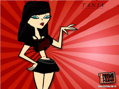 name:Tania 

Gender:F

age:16 

bio: Tania is a smart,crazy,good looking bisexual metal listening freak!She usualy hangs out with her friens,flirts with hot boys(and girls) and loves doing anything that is illegal.She speaks her mind and doeasent care what others think of her.She lives in a small town with her mom and her annoying little sister. 

likes: To get things her way 

Hates: The police(a.c.a.b),scholle,rules

Crush:Nobady yet

Enemies:everyone except Heather and Duncan


pic: 
