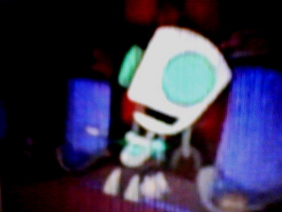 Gir from invader zim hes so cute it might not be an anime  but hes the cutest