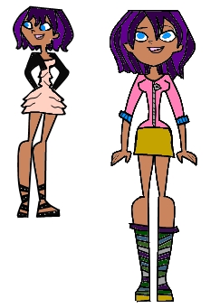 Name: Kirby Raquel Dellers
Age: 16
For pic of her in confessionals; http://www.fanpop.com/spots/total-drama-island/images/15523653/title/kirby-confessionals-fanart
For pic of headshot; look at icon or 1st pic in gallery
Heres a pic of her in semmi-formal(left) and casual(right)