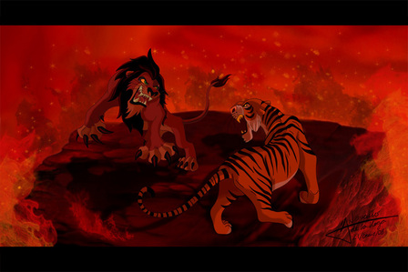  I say this image of Scar VS Shere Khan is the best one out of all!