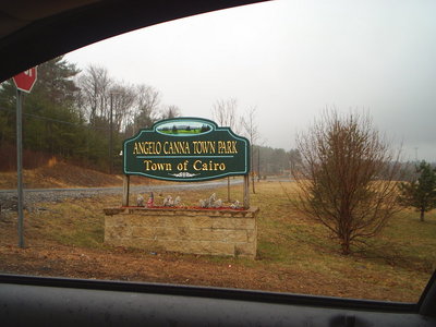  This is the enterance road to Canna park in Cairo, New York, which is just north of where I live.