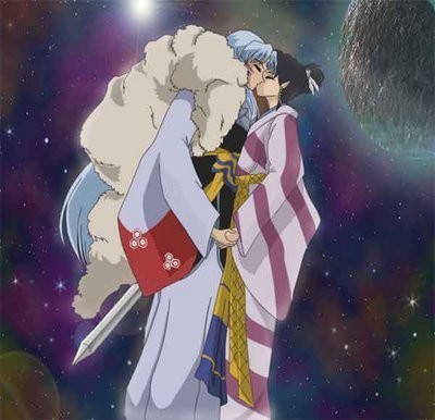  My پسندیدہ paring.... یا almost-pairing was the gradual coming together of Sesshomaru and Kagura. This development just excited me since I like both characters, it had great potential for some possible romance, (Reserved) but romance nonetheless and added مزید of the right flavor to the story, in my opinion. Plus I like the way they look together. It helped to bring out مزید of Sesshomaru's caring side, well sort of, but it was enough... just enough to make ya want to purr.