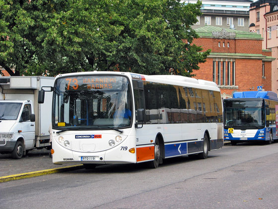  a typical bus in the tricity area
