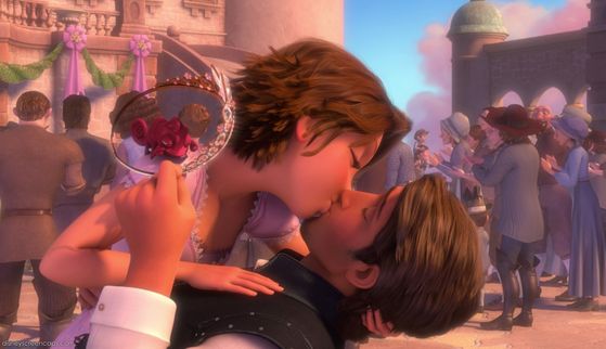  Like I mentioned above Pascal and Pooka both cover their eyes when they see their loved up human companions kissing. Rapunzel & Eugene(aka Flynn Rider) are also like Anya and Dimtri they didn’t see eye to eye they went on a crazy hilarious adventure