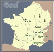  Map of Gaul. Also if te scroll down really quick,it kinda looks like Sidshow Bob from the Simpsons.