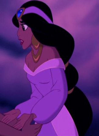 Jasmine in Aladdin Disney Aladdin TV Series Jasmine Purple Princess Jasmine ...