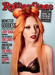  Lady GaGa on the cover of the June issue of Rolling Stone Magazine