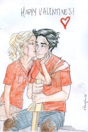  If Percy is serious about being in California for 2 and a half months, he and Annabeth missed their first Valentines 日 :(