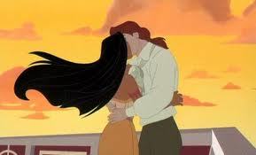  “This kiss,” Pocahontas thought. “It’s nothing like the 吻乐队（Kiss） of John Smith. He kissed me with such passion and love.”