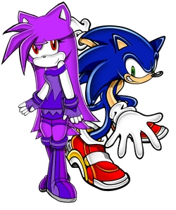  sonic and dana as they appear in sonic dreamweaver