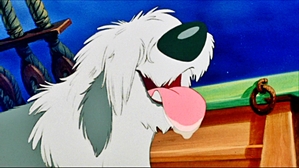 Max, Prince Eric's good-natured old dog.