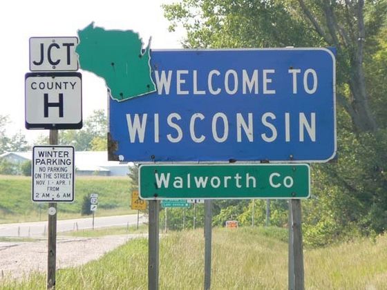  Wisconsin Sign aswell as the county I live In