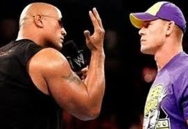  The Rock mocking John Cena's "You Can't See Me"