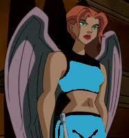  I pulled it off my head. It was a blue version of what Shayera was wearing with some new blue knee high converse.