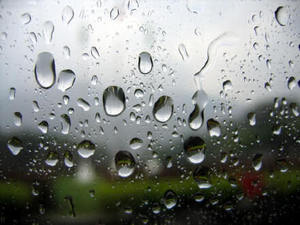  rain on mj's window....
