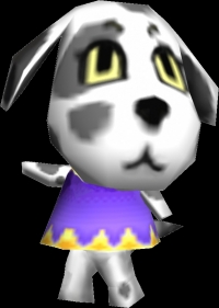 Photo 1.1: Dalmantians are type of dogs, they have various patterns of dots, they are rarely seen as LPS toys, one of Dalmantian shows in LPS: Garden, its personality is jock